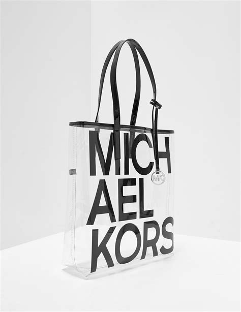 micheal kors tote bags|michael kors clear tote bags.